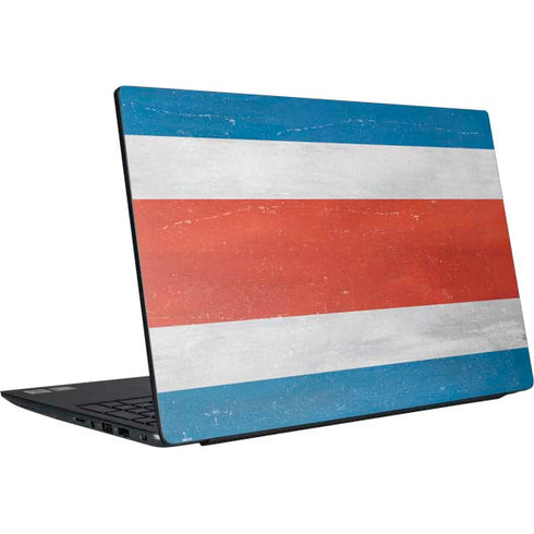 Costa Rican Flag Distressed Dell Vostro Skin